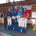 3.místo kumite žákyně BRH - Dominika Šabová (vpravo)
