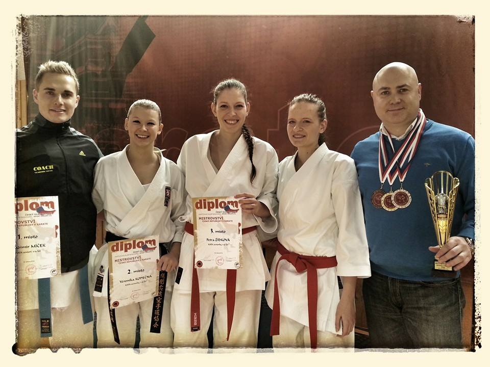 Výsledky MČR v karate seniorů 2014 (WKF)
