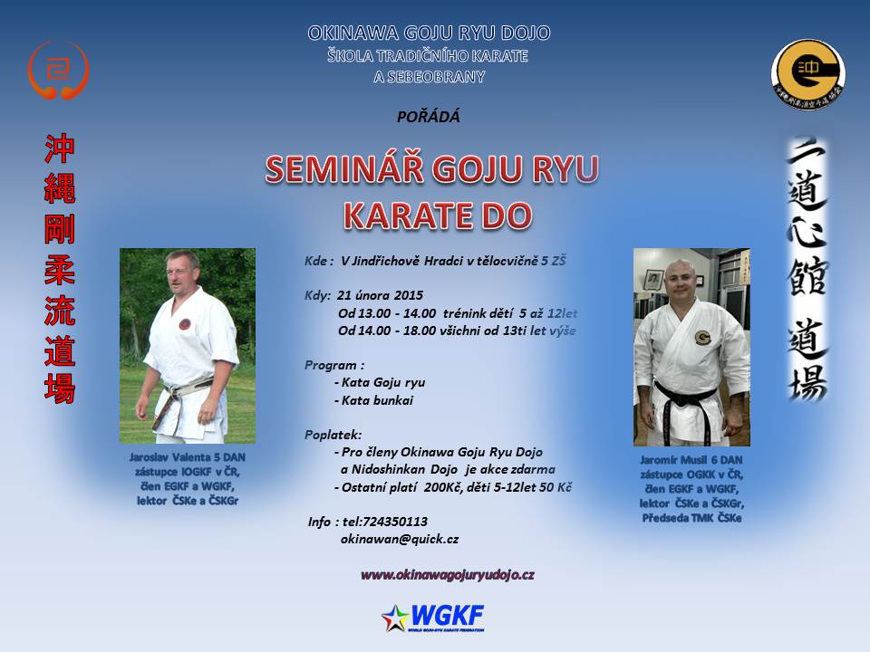 Soustředění Goju-Ryu